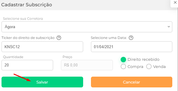 Subscrição