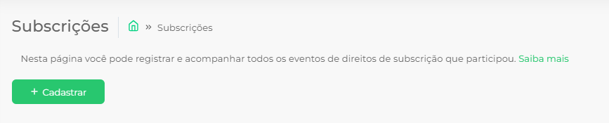 Subscrição